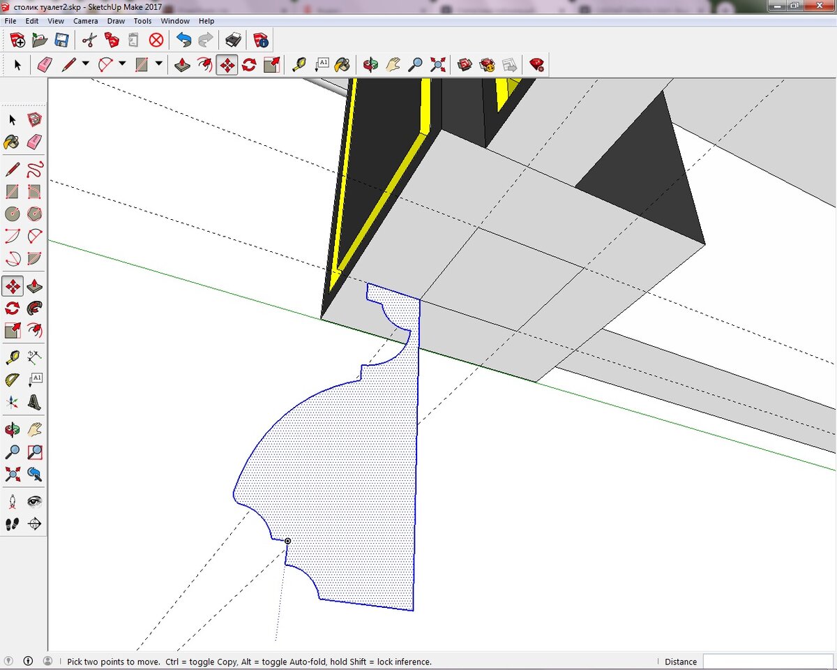 Туалетный столик. Проектируем в SketchUp (часть 3) | СДЕЛАЙ МЕБЕЛЬ САМ |  Дзен