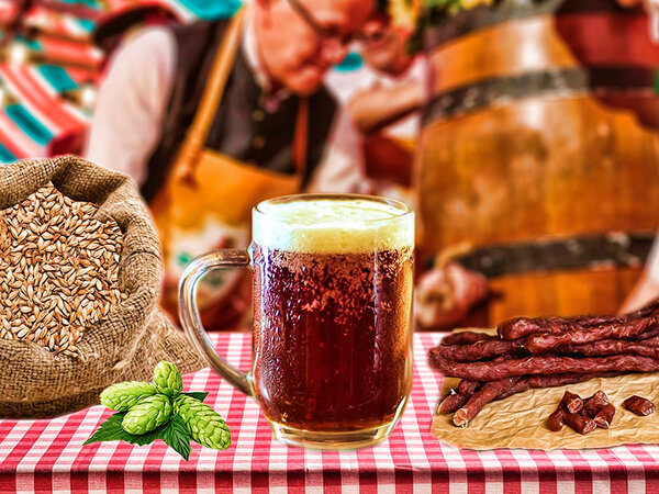 Красное домашнее пиво - картинка от интернет-магазина Самогонъ-Б12 ©