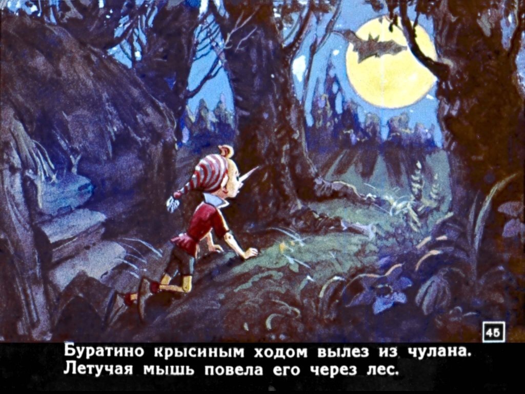 Буратино и поле чудес картинка