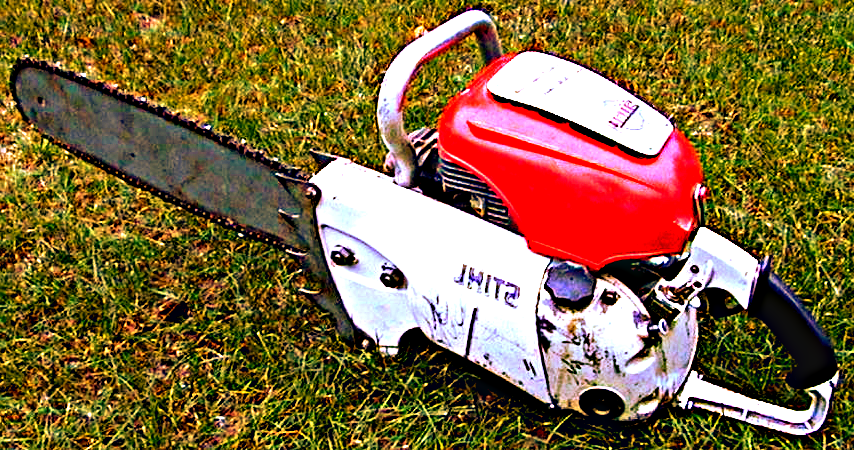 Одна из первых бензопил Штиля,выпускается по сей день для Бразилий.