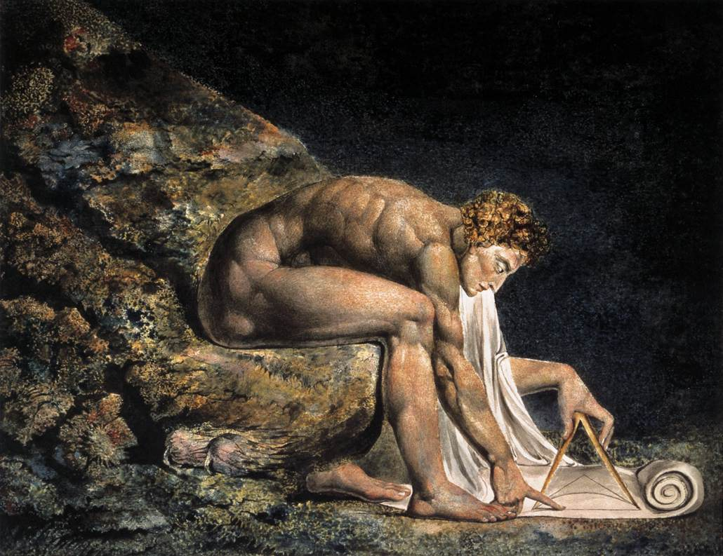 Уильям Блейк. "Исаак Ньютон". Ок.1795. https://flic.kr/p/bvgEr7