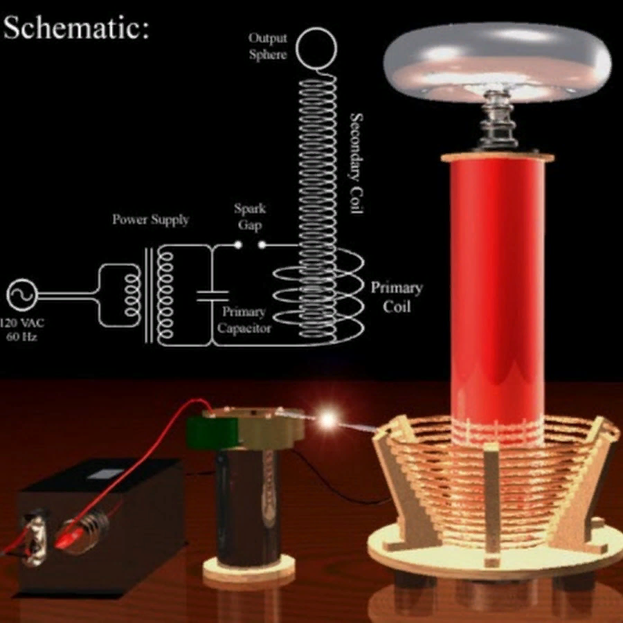 Электричество своими руками. Схема резонансного трансформатора Тесла. Резонансный Генератор Тесла. Электромагнитная катушка Тесла. Схемы трансформатора Николы Теслы.