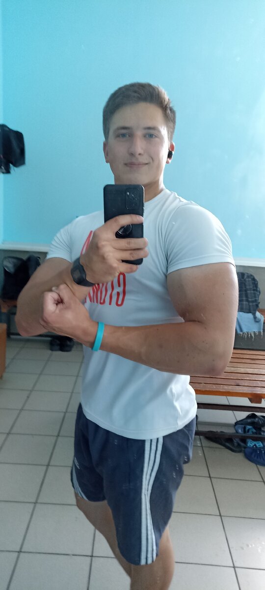 После тренировочки) 