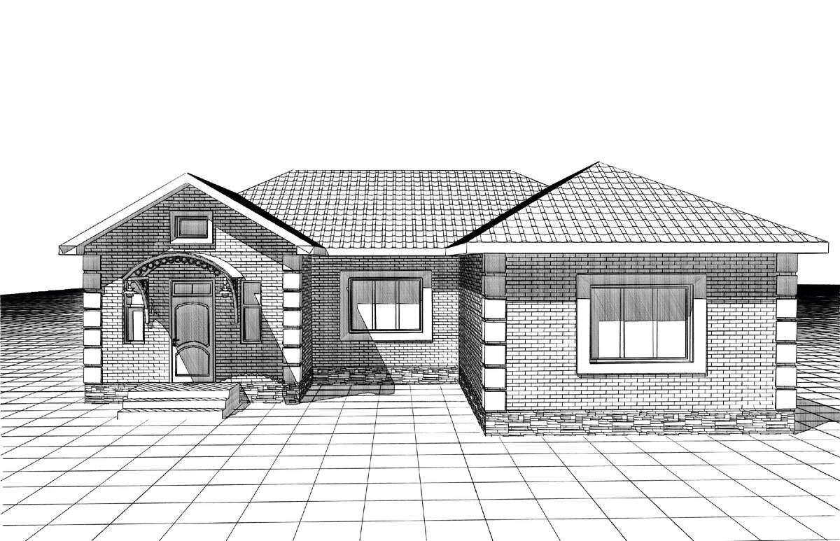 Так нарисовал архитектор.