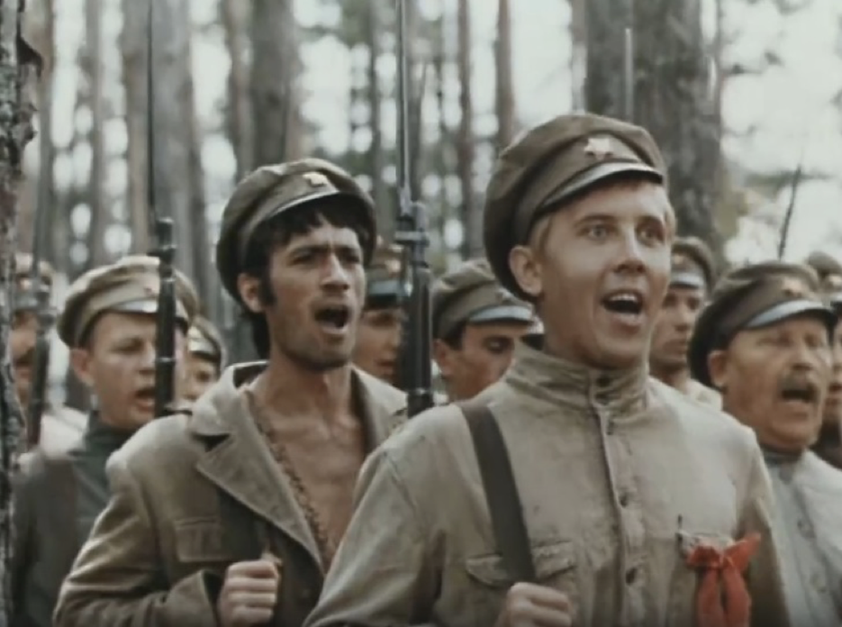 Рядовой Бумбараш в исполнении молодого Валерия Золотухина (1971). Умели же тогда снимать кино. 