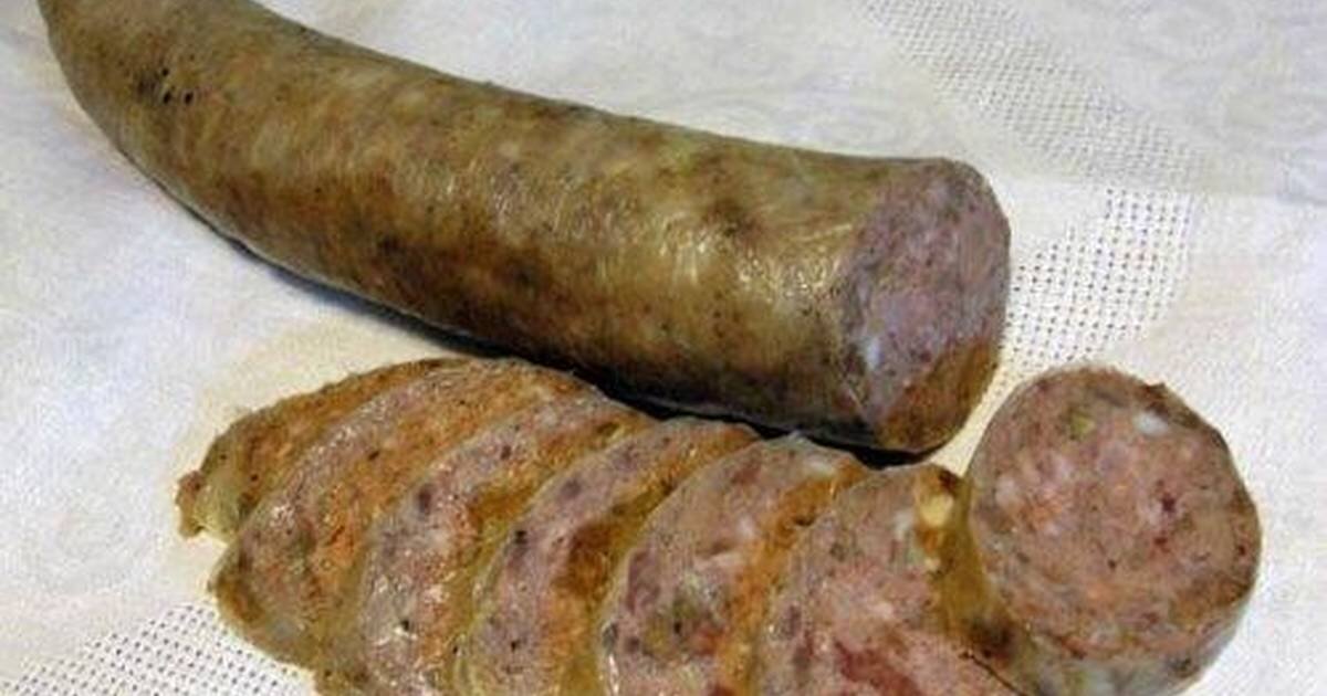 Колбаса из куриной печени