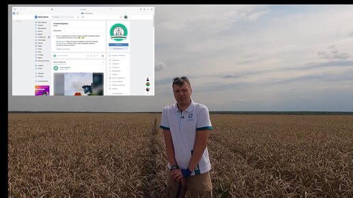 Download Video: уборка опытов по озимой пшенице
