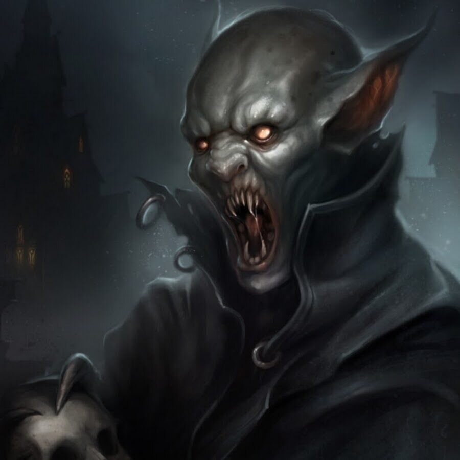 фэнтези вампиры носферату. черный вурдалак. гуль славянская мифология. вампиры упыри носферату. черный вурдалак.