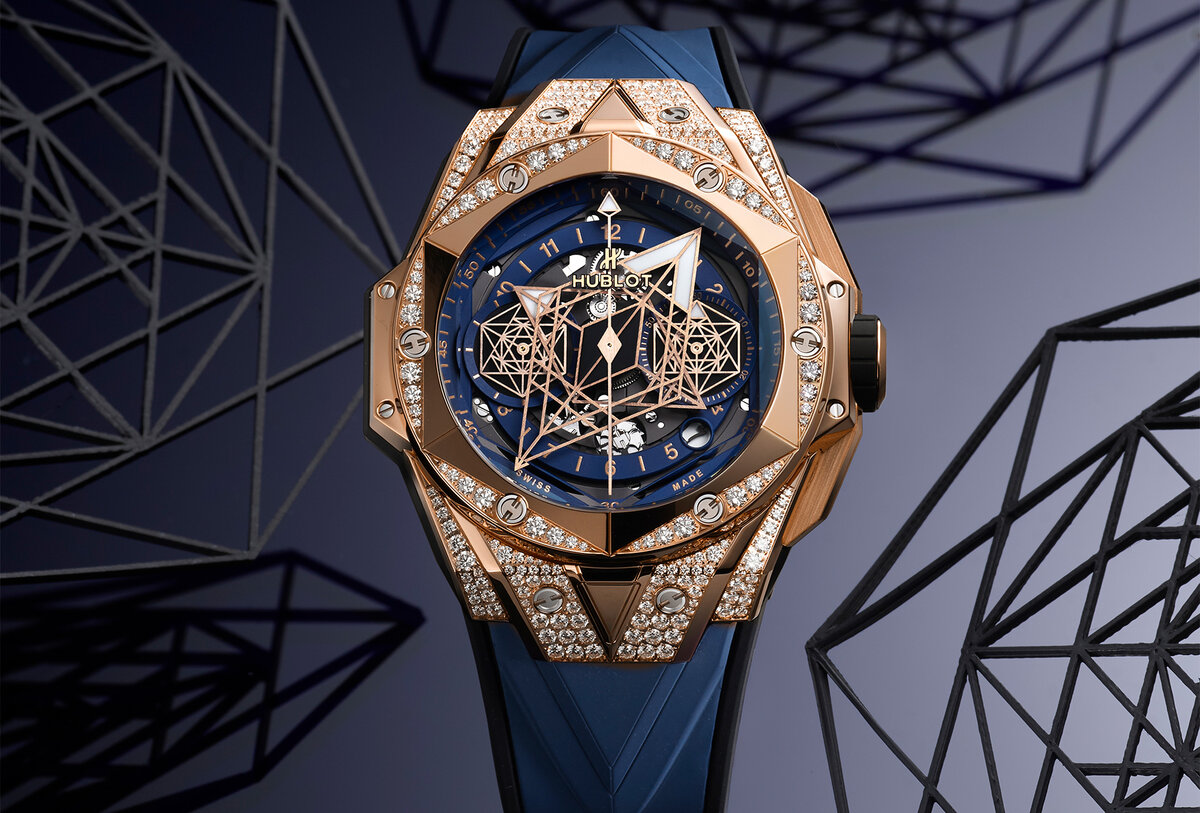 Крайне необычные и оригинальные Hublot Big Bang Sang Bleu II