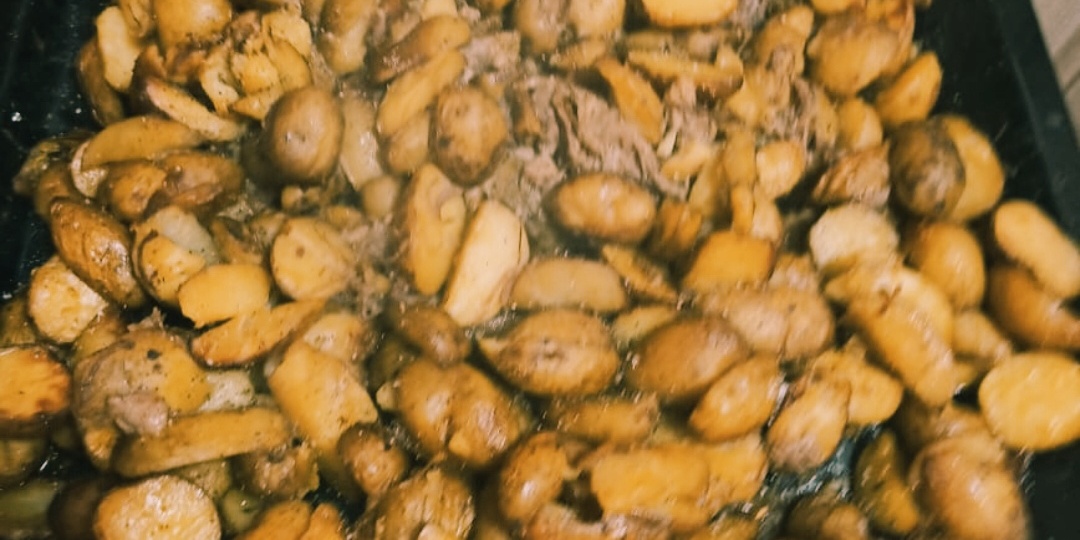 Картофель запечённый -"Мужское желание".