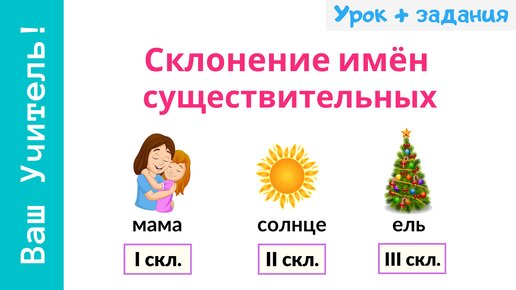 Склонение имен существительных. Как определить склонение существительного?