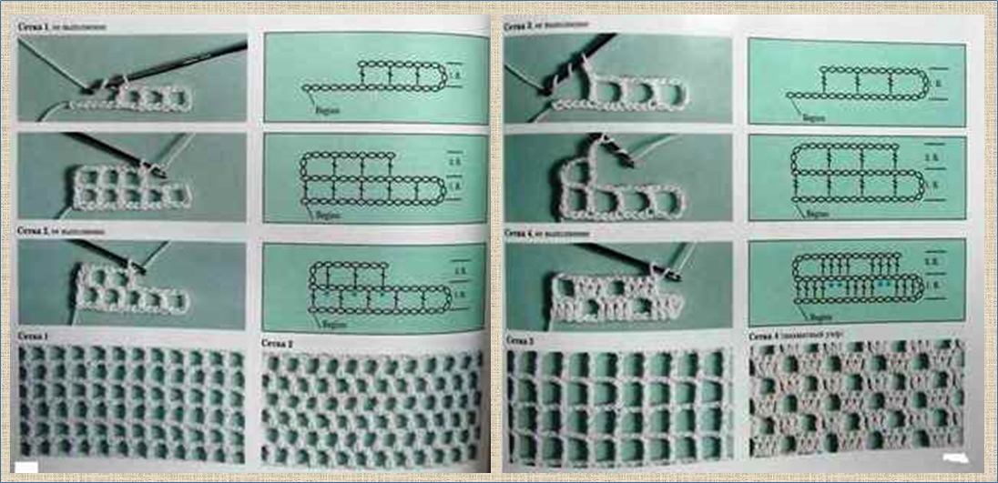 Филейное вязание крючком. Бесплатные схемы в филейной технике.