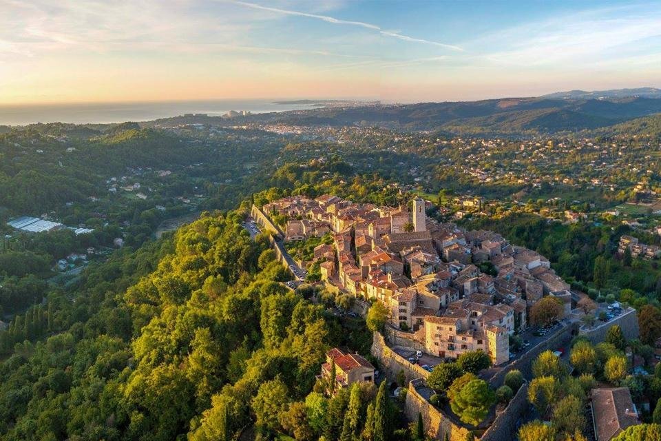 Сен-Поль-де-Ванс вид сверху
