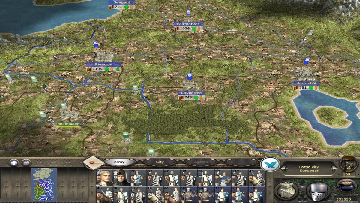 Речные Земли должны быть под контролем Арренов буквально с первых 20 ходов