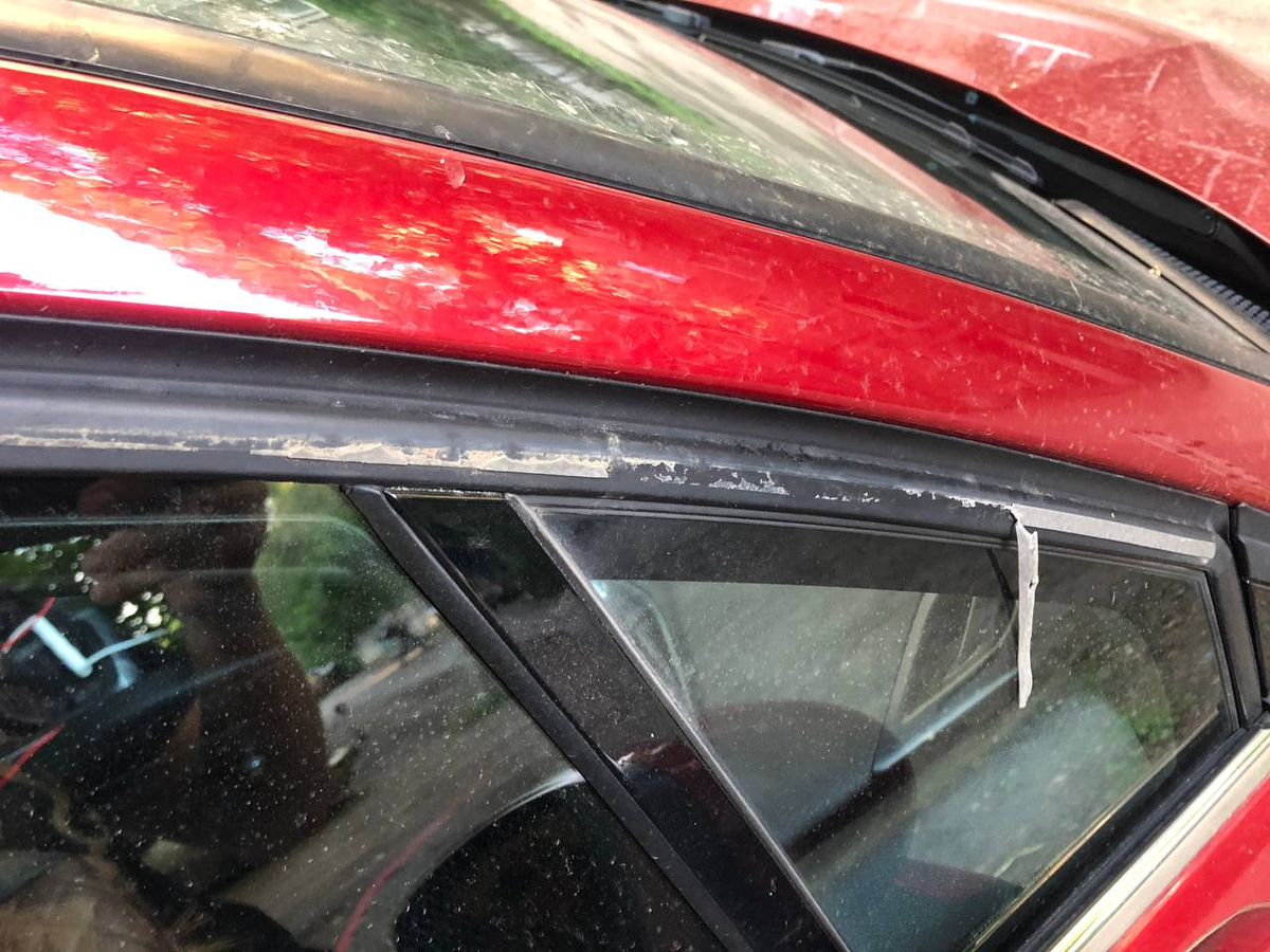 Снял дефлекторы, а там....