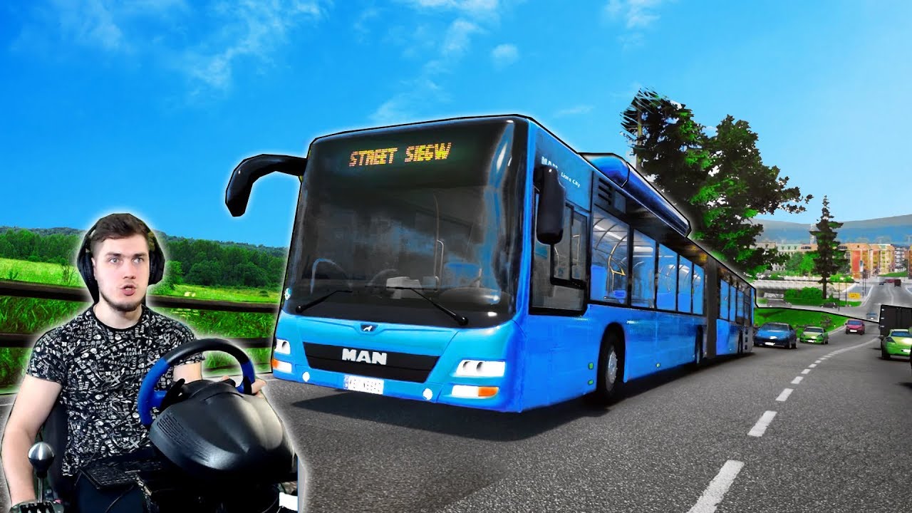 Bus Simulator 18 - Симулятор Водителя Автобуса Bus Simulator 2018 + Руль