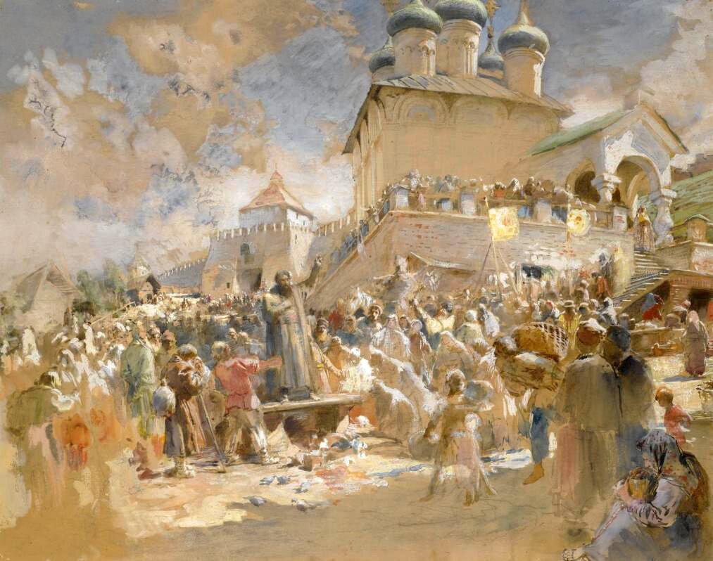 Картина территория. Константин Маковский «воззвание Минина к нижегородцам», 1896. Константин Маковский Минин на площади. Маковский воззвание Минина. Маковский картина воззвание Минина.