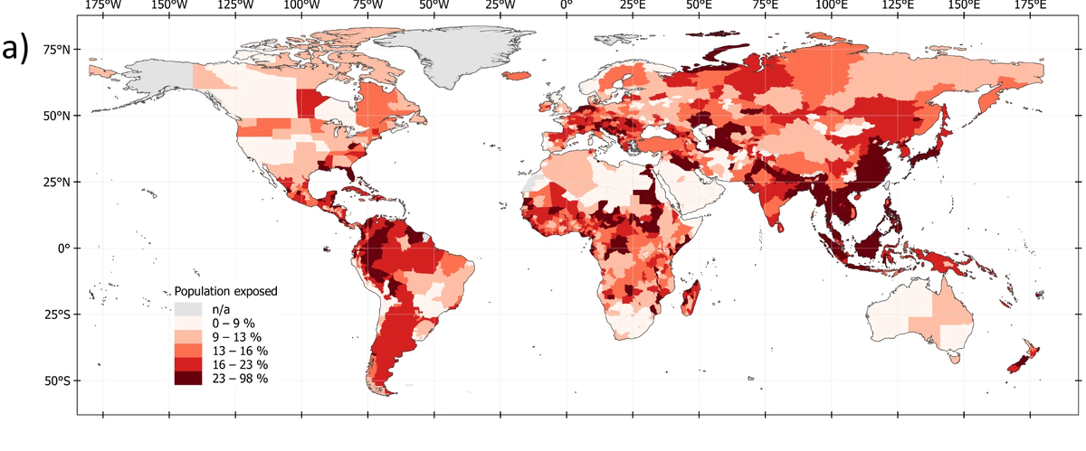    Карта подверженности наводнениям Nature Communications (Nat Commun) ISSN 2041-1723