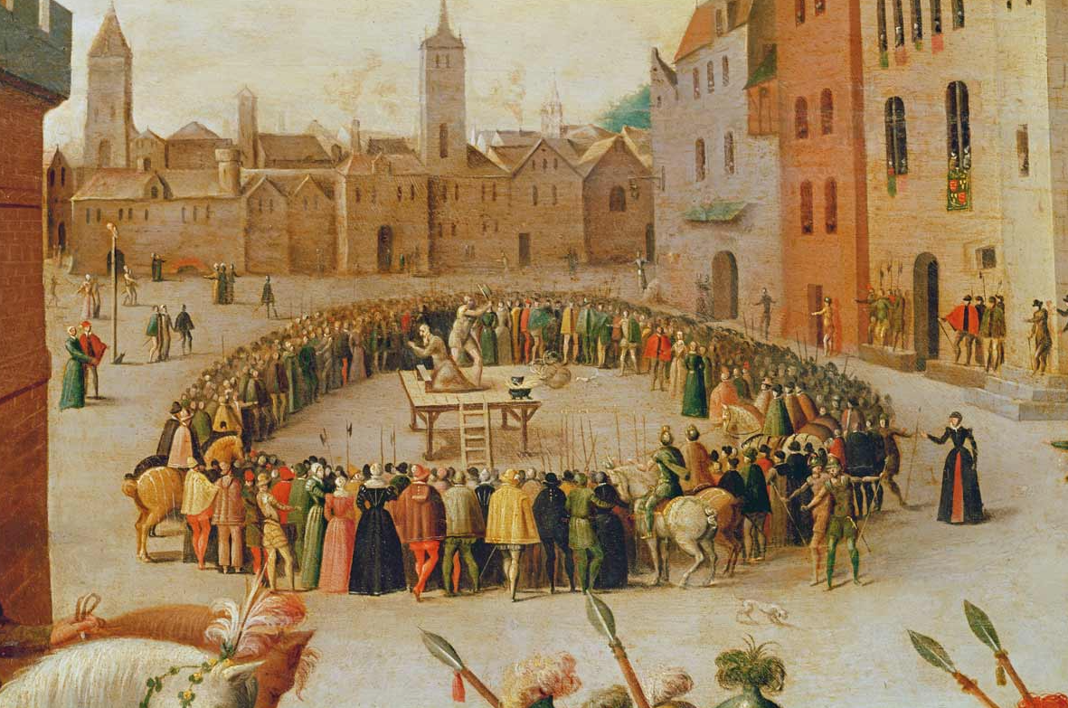 арест и казнь Томаса мора в 1535 году (деталь). Художник Антоун Карон