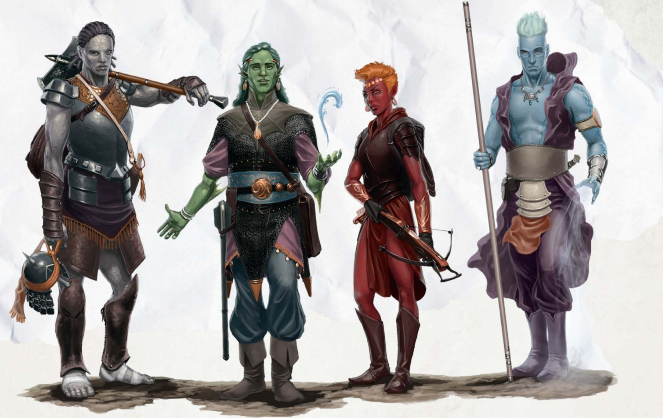 Дженази (земли, воды, огня, воздуха)  изображение из книги Принцы Апокалипсиса