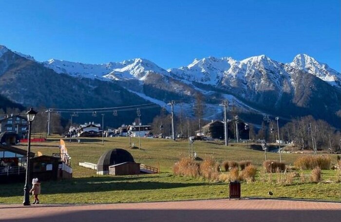    «Роза Хутор» в конце декабря 2022 года.BFM.ru/Анна Андреева