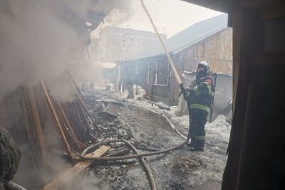    Пожар в Богородском городском округе © Сайт Главного управления МЧС России по Московской области