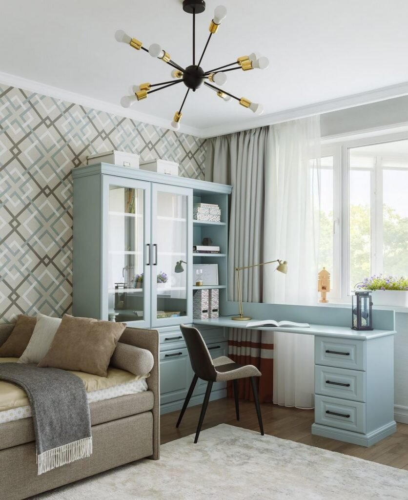 Для мамы и сына. Элегантная квартира в классическом стиле