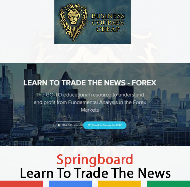 SPRINGBOARD - LEARN TO TRADE THE NEWS  HI GUYS!
THANKS For Watching My Post! SELLING BUSINESS courses for CHEAP rates. Best Prices For The Best Courses! Any Proofs Greetings. HOW TO DO IT:
1.