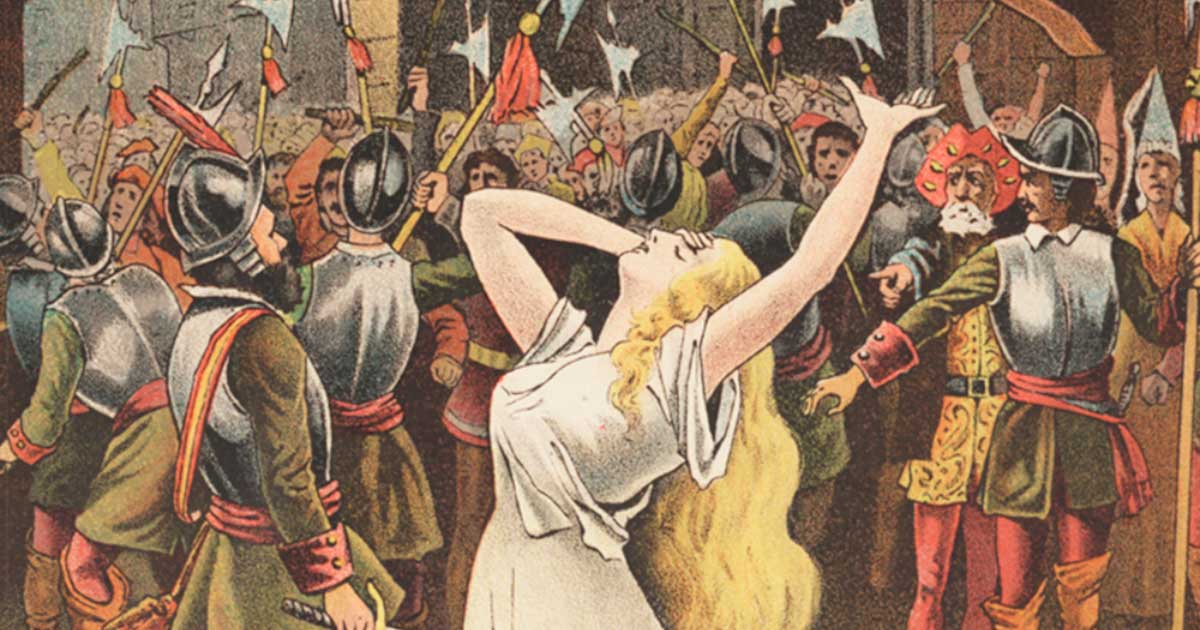 Театральная афиша 19-го века с изображением Джейн Шор