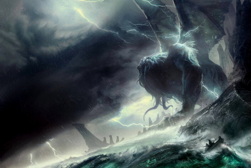 Ктулху может достигать поистине исполинских размеров