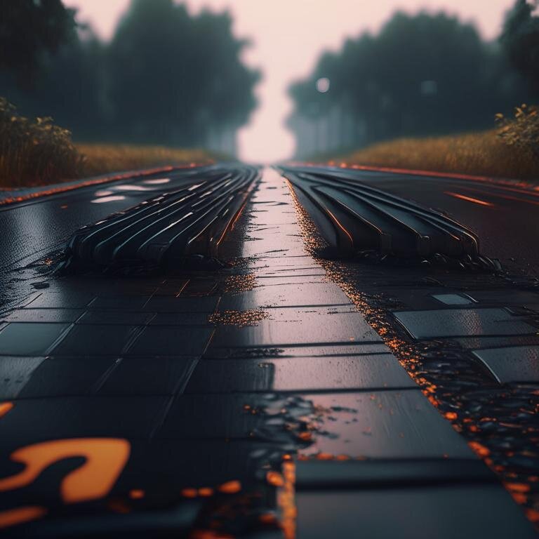 Резиновые дороги, отличное решение для проблемы переработки автомобильных покрышек.