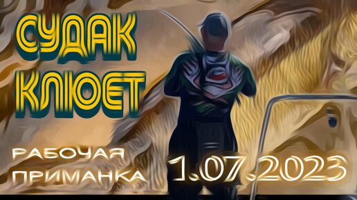 СУДАК!!! ПРИМАНКА КОТОРАЯ РАБОТАЕТ!!! РЫБАЛКА 1.07.2023.