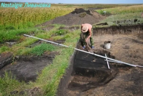раскопки у озера Песчаное