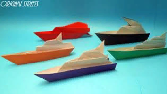 5 кораблей из бумаги. Оригами корабли