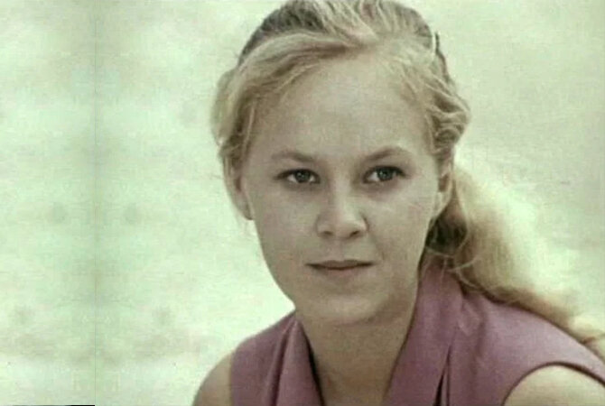 Ольга Сошникова. Кадр из фильма "День да ночь", 1970 год