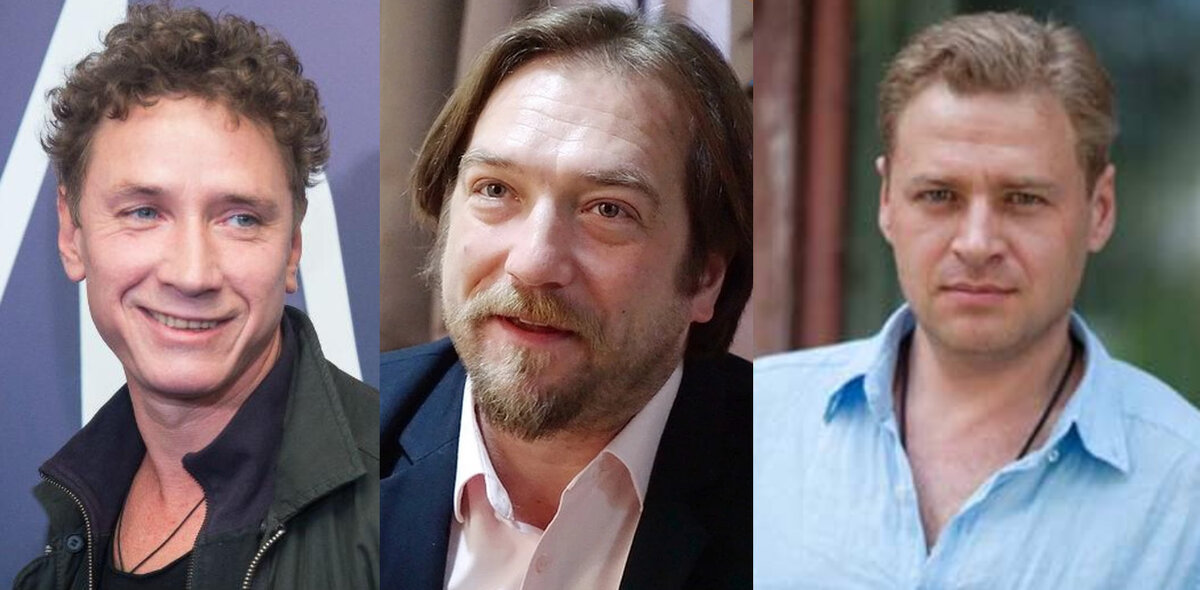 Актёры одного возраста: Александр Яценко,Пётр Красилов и Алексей Барабаш.Фото Яндекс.Картинки.