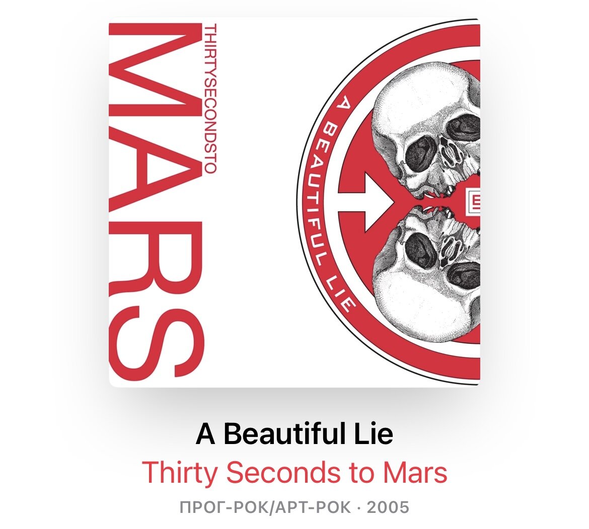 Альбом "A Beautiful Lie" 