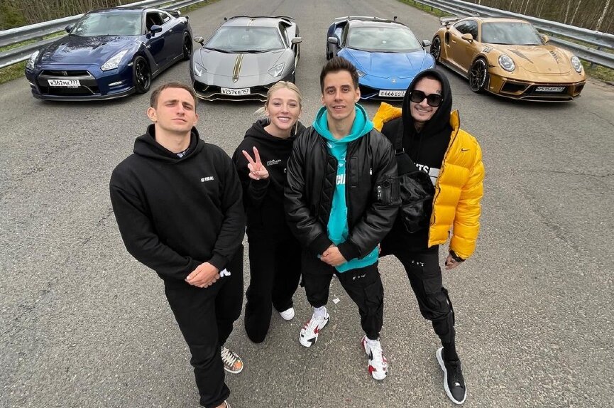 Миша Литвин, Настя Ивлеева, Дима Гордей, Алишер Моргенштерн ​
Фото: Instagram