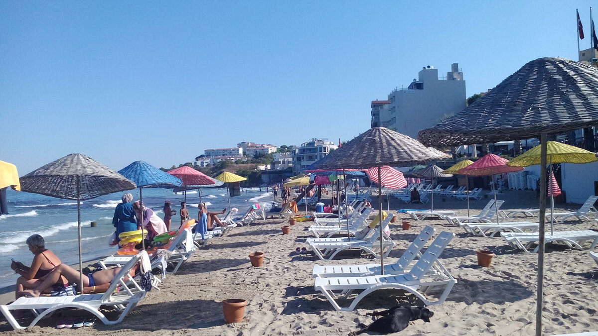 Городской пляж. Вот такой ширины