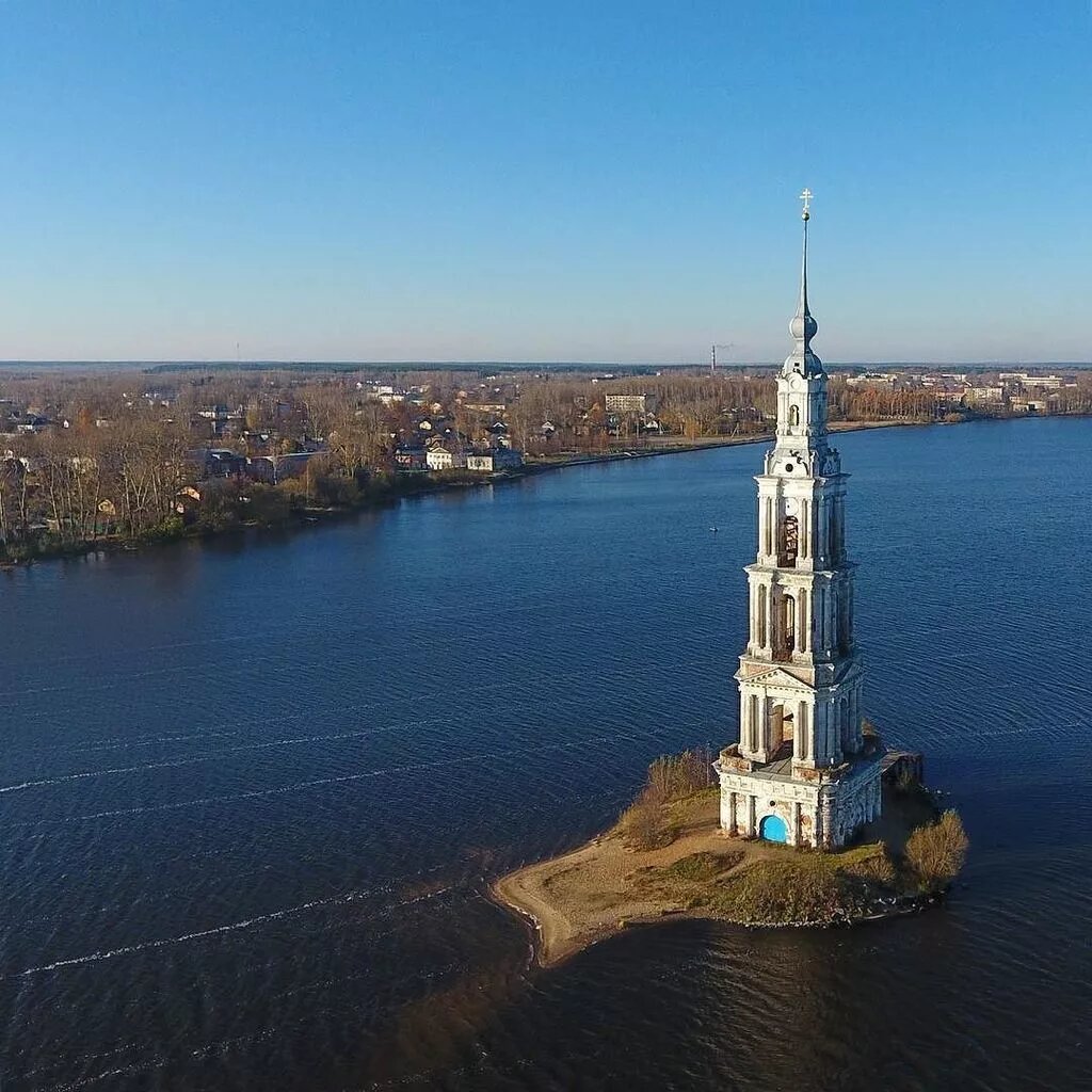 Фото калязинской колокольни