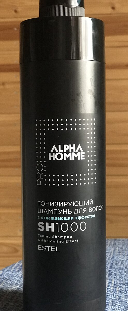 Тонизирующий шампунь для волос с охлаждающим эффектом