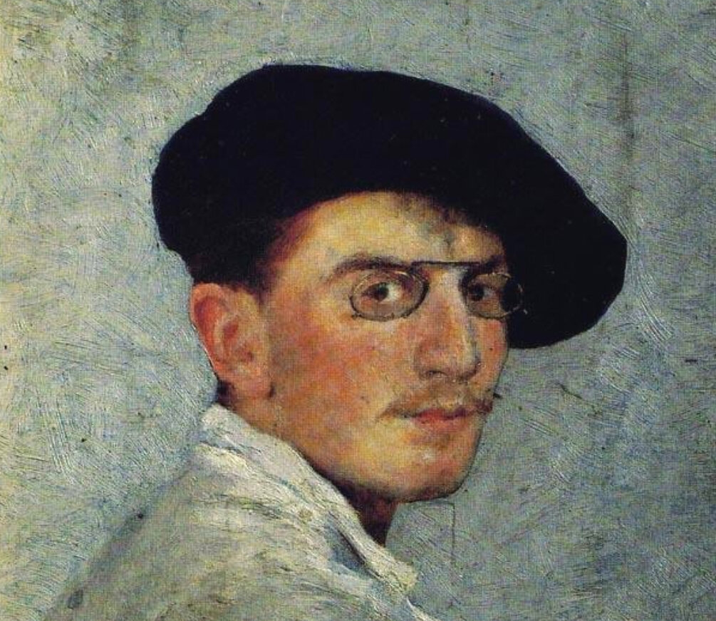 Автопортрет, Лев Бакст, 1893 год