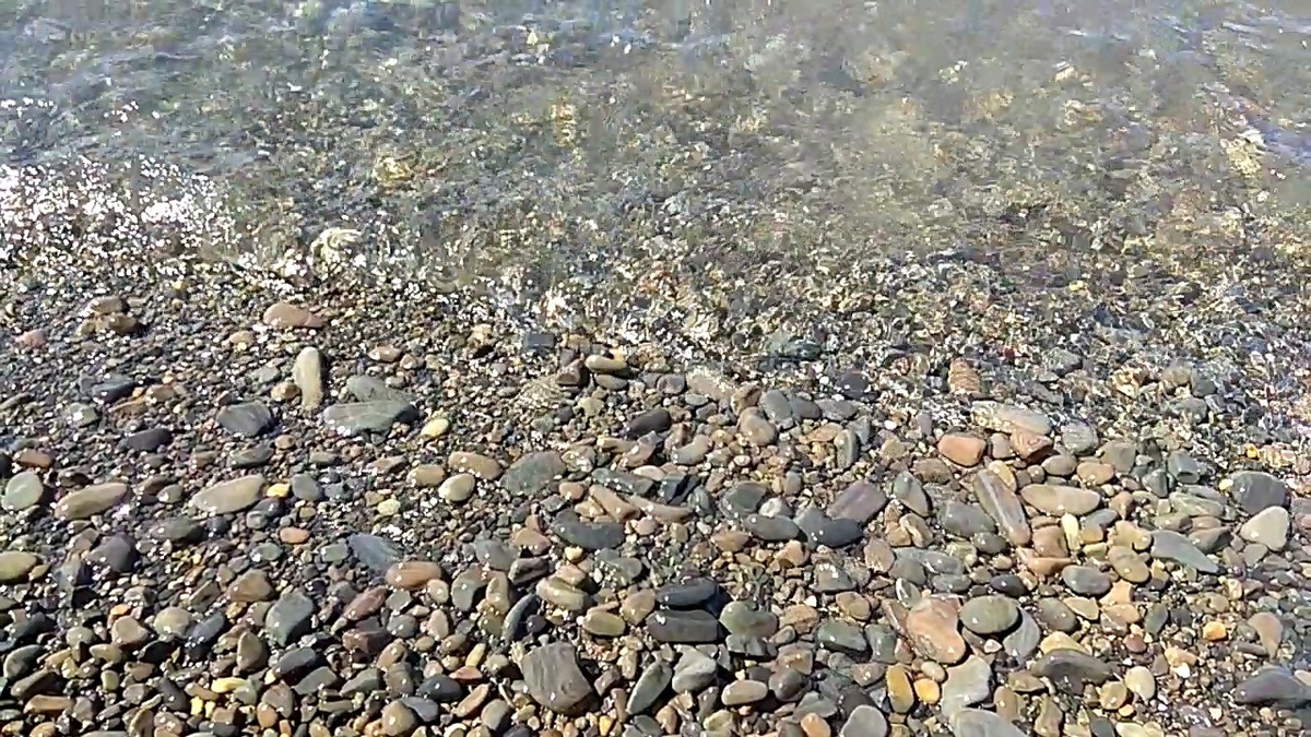 Галька на Черном море