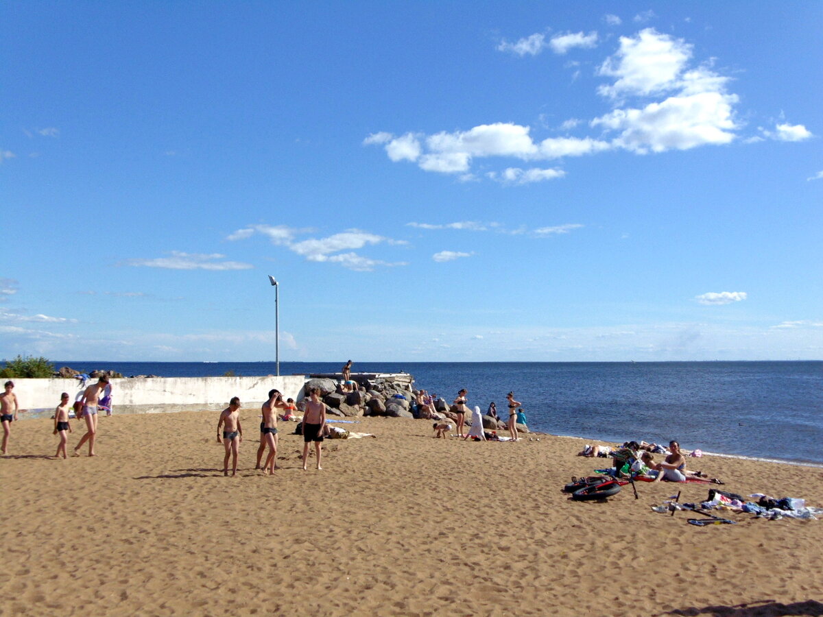 Пляж Зеленогорска. Фото автора