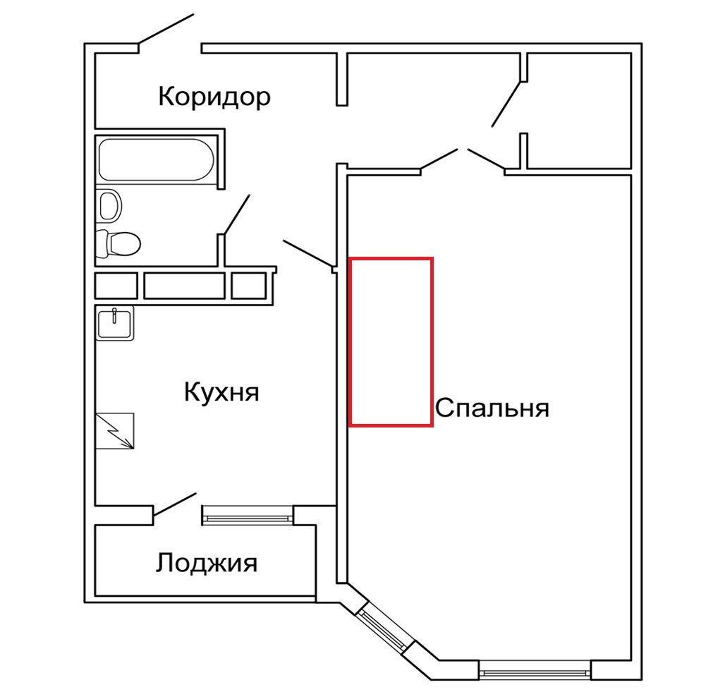 Каким бы ни было скромным жилищное строительство в СССР, там до студий не додумались. Хотя по СНиПам в домах без газа студию делать можно. А домов с электроплитами и в СССР было полно.-2