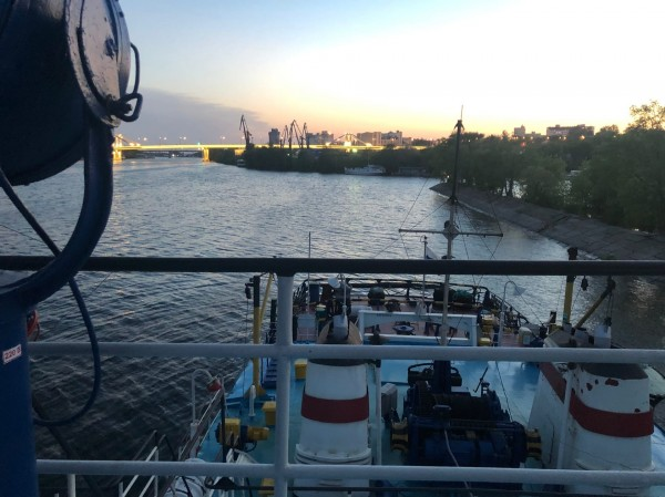 т/х "ОТ-2005". Самара, Молодогвардейский спуск. 19 мая 2021г. Фото Кирилл Кузьмин, Самарский филиал ВГУВТ