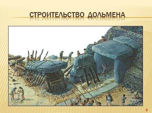 Строительство дольмена классическим способом