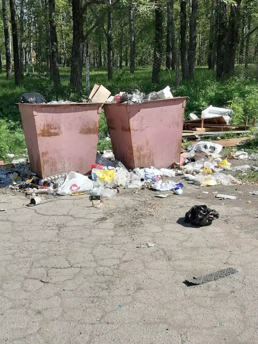 В мусоре утопает п. Теплоозёрск ЕАО