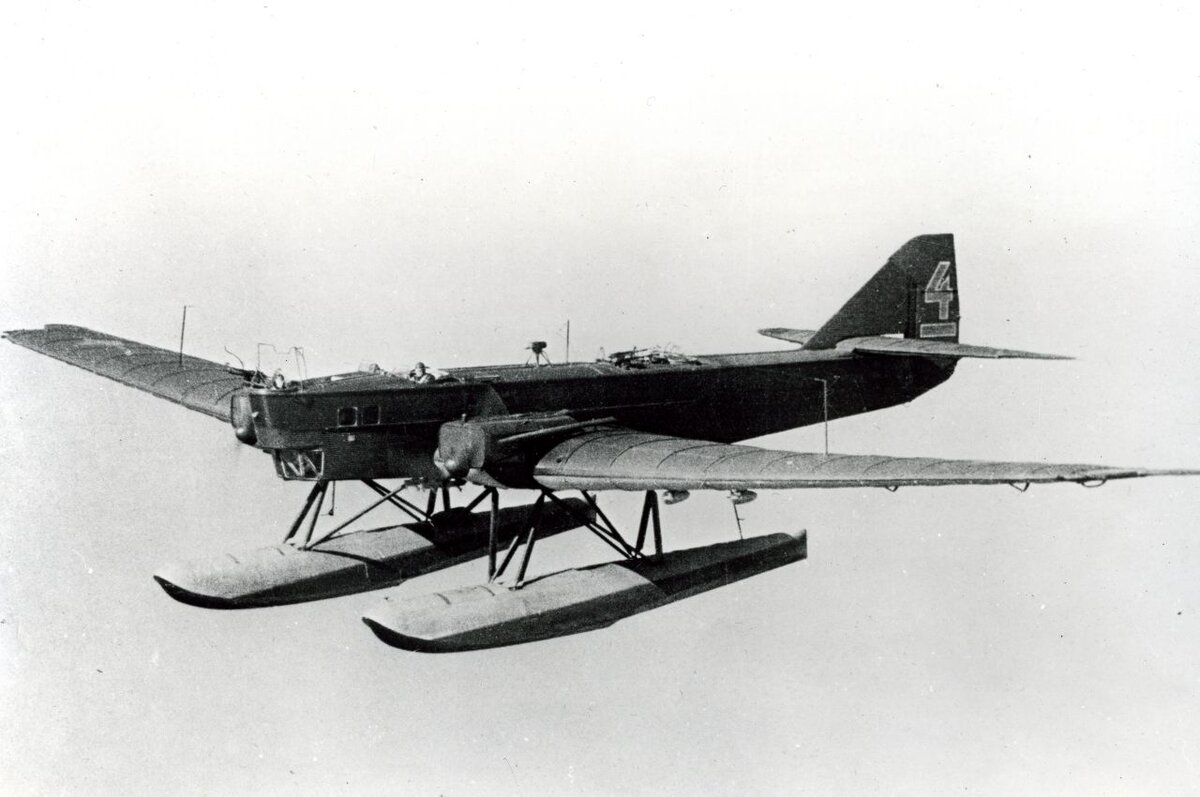 Бомбардировщик-торпедоносец ТБ-1П | Источник изображения: авиару.рф