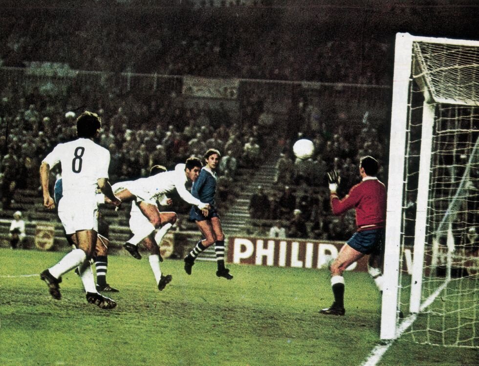 Матч 1/4 финала КЕЧ - 1973. Реал Мадрид - Динамо Киев